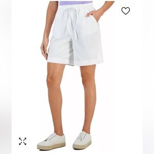 NWT Karen Scott woven short size small